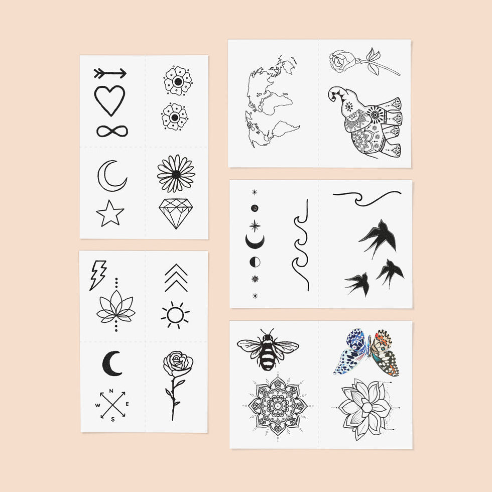 Best Sellers Temporary Tattoos