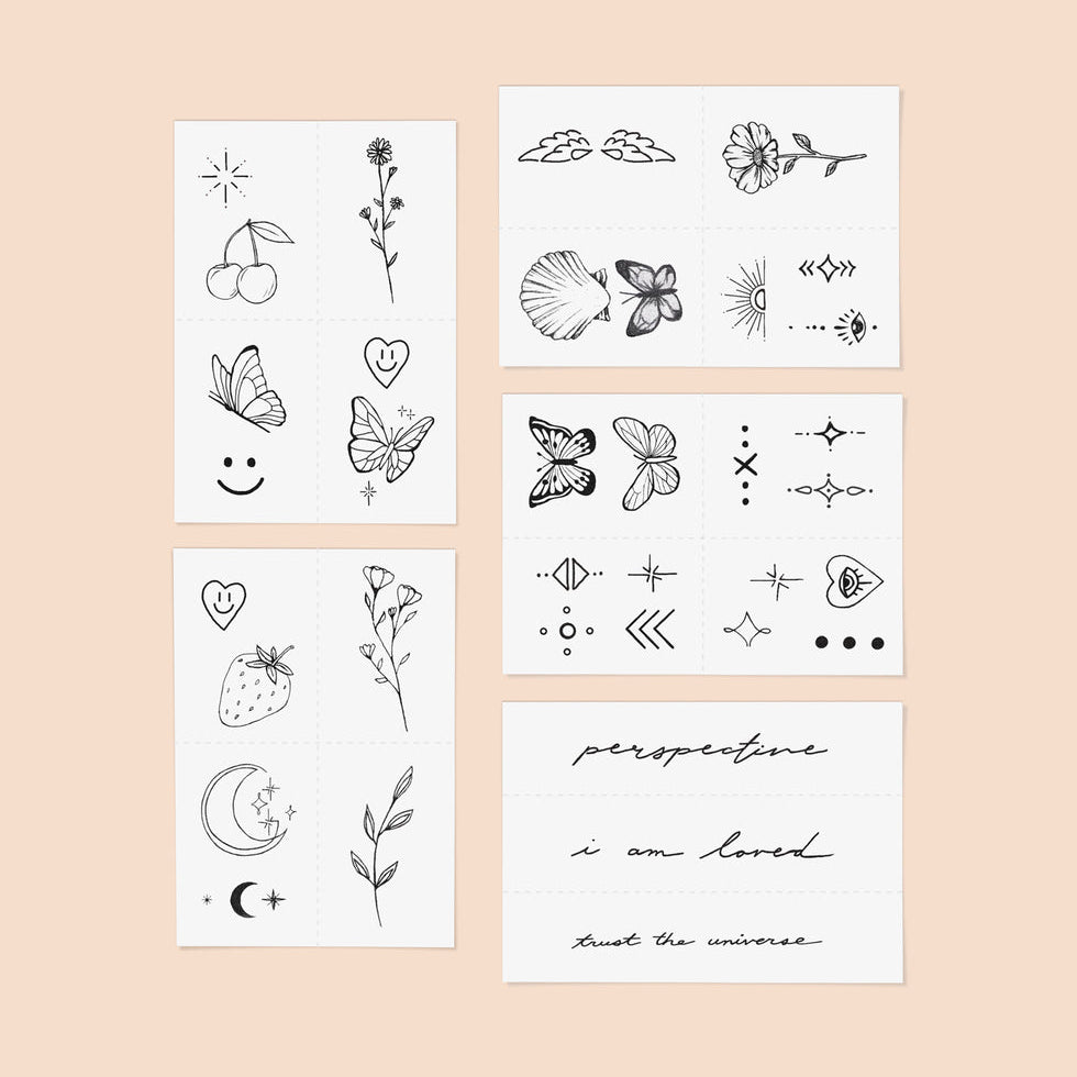 Founder's Favorites Temporary Tattoos
