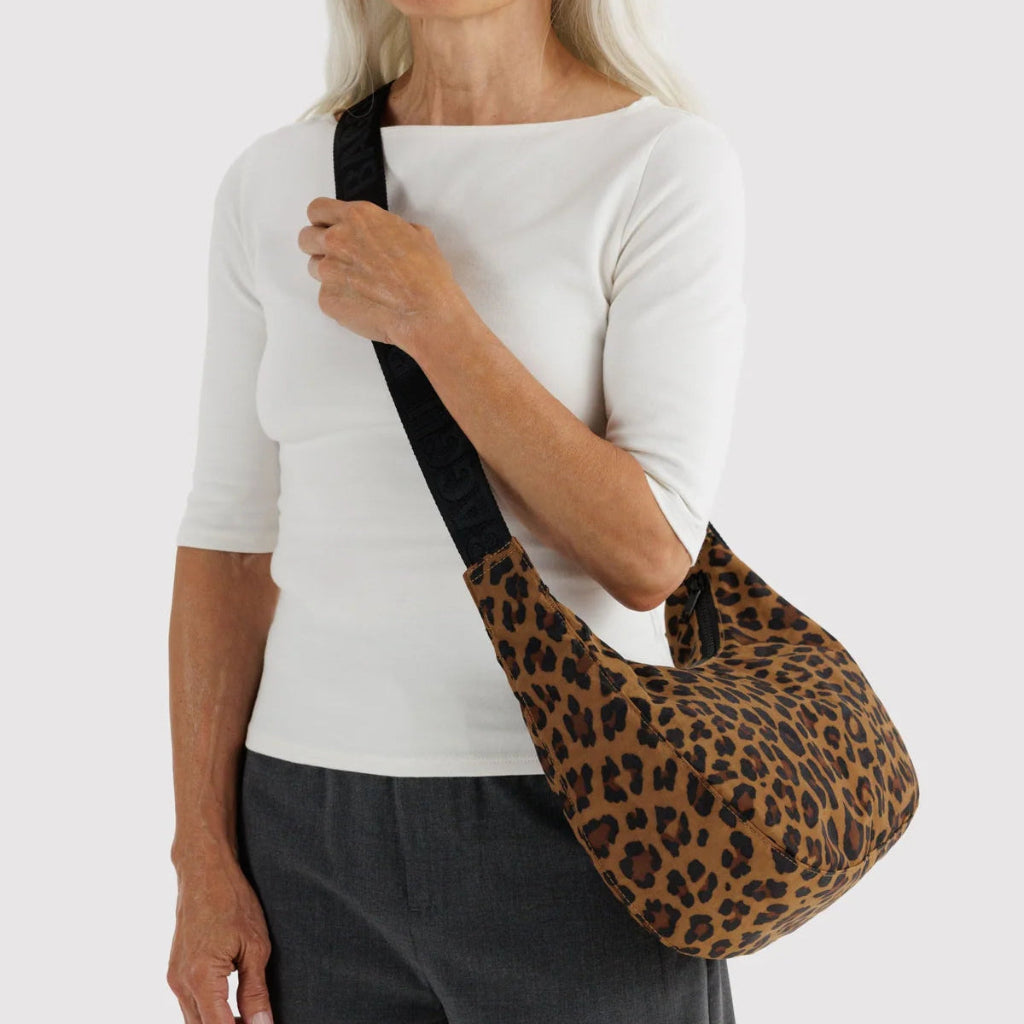 Medium Nylon Crescent Bag
