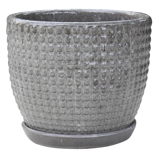 Deco Egg Planter - 6" (grey)