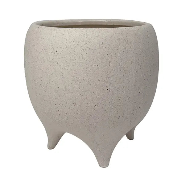 Tip-Toe Footed Planter, 5" (Sandy)