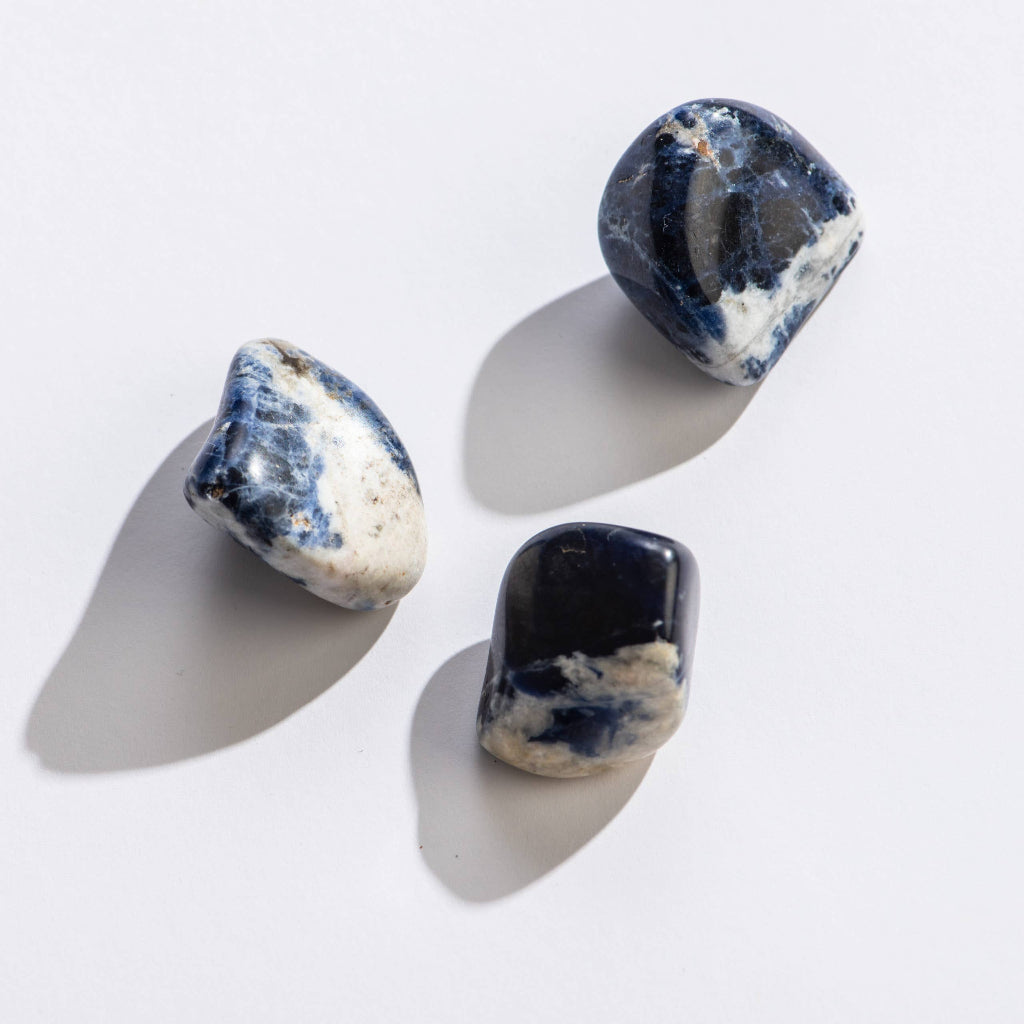 Tumbled Sodalite Crystals - 1”- 2"