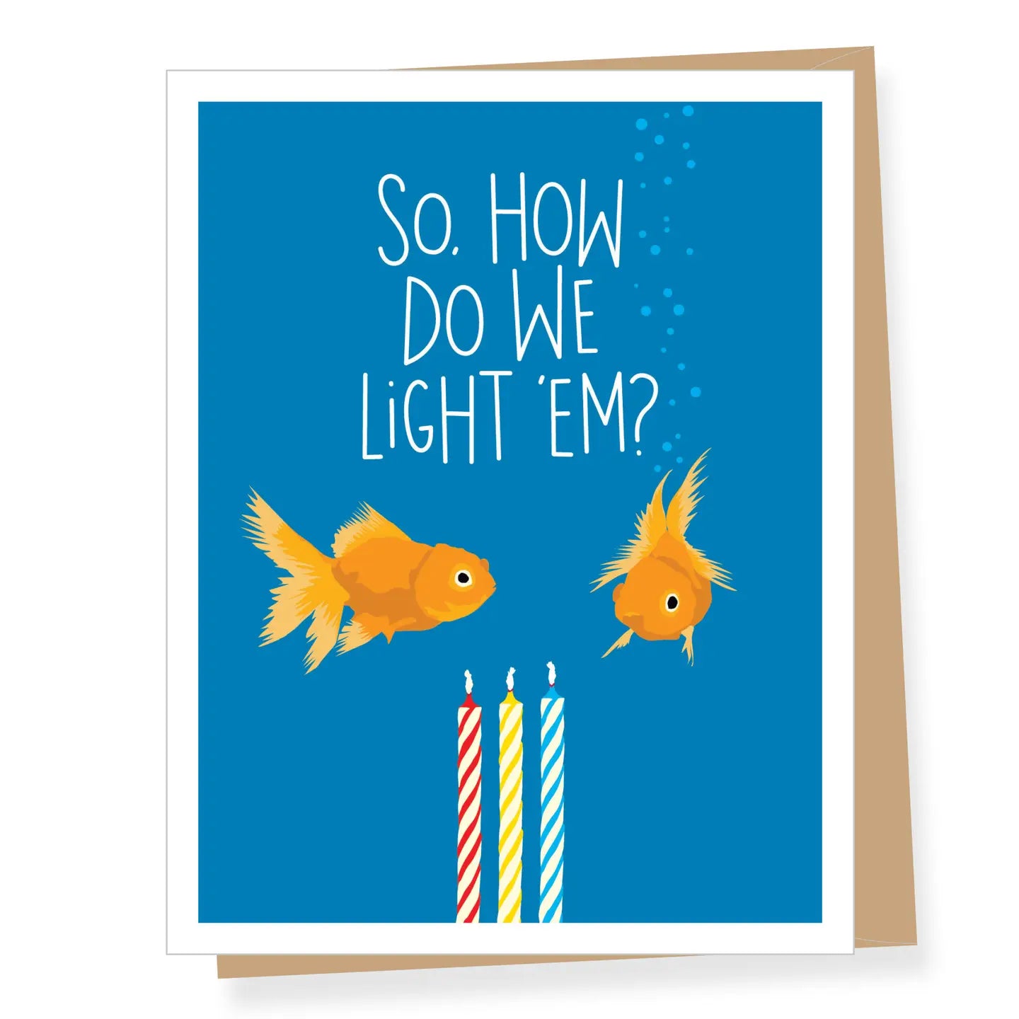 Goldfish Birthday Card