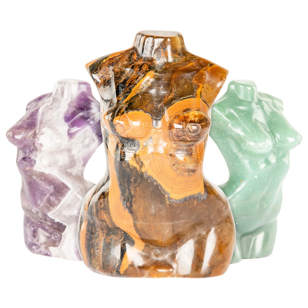 Amethyst Goddess statue - 2"