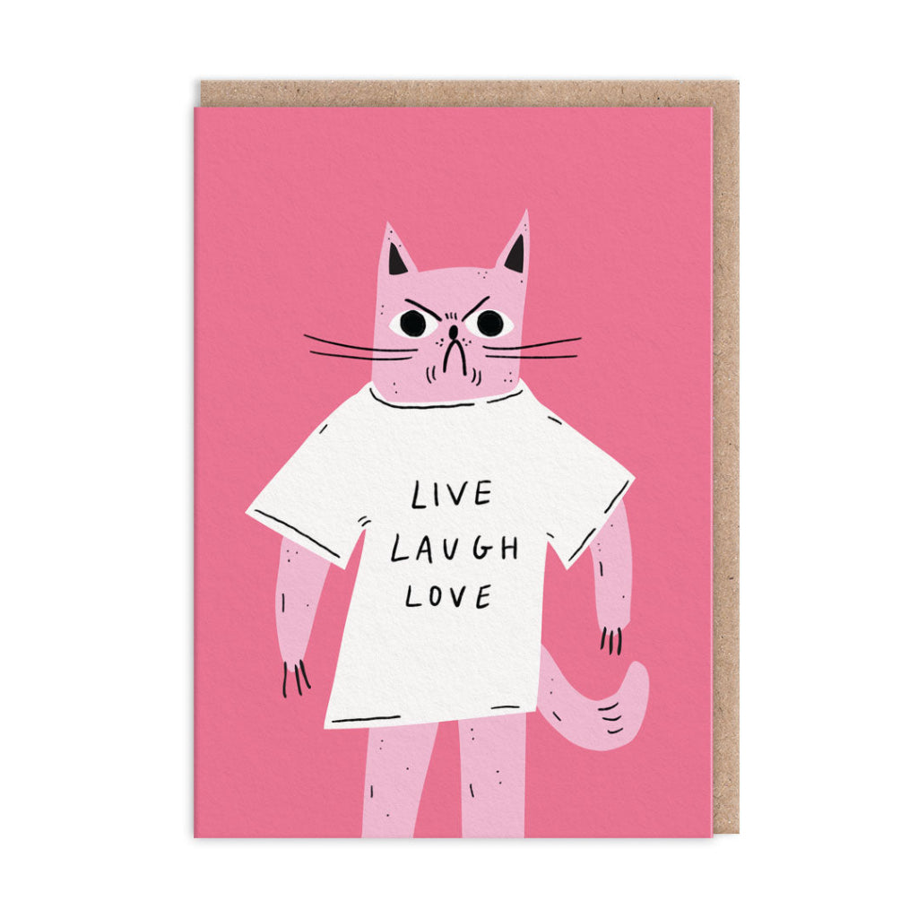 Ohh Dear Card - Live Laugh Love