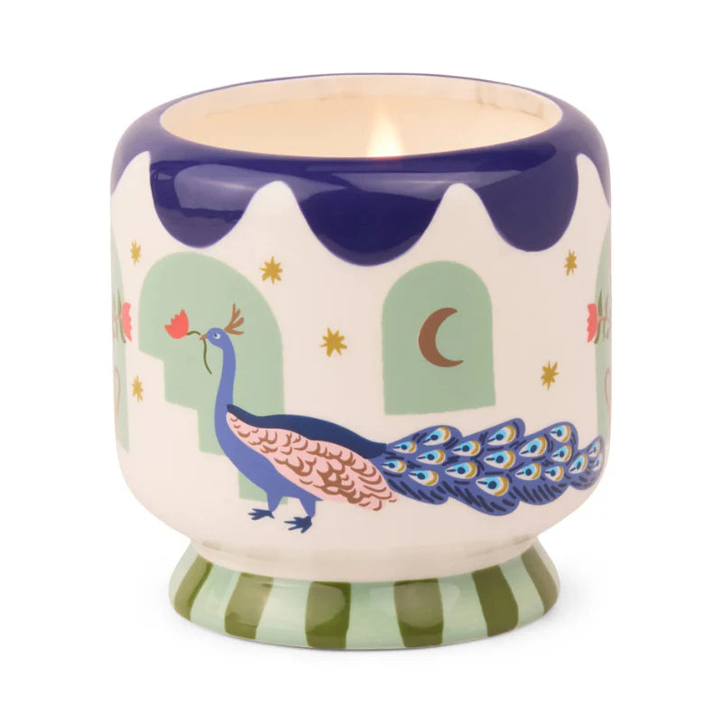 A dopo candle - peacock 8 oz