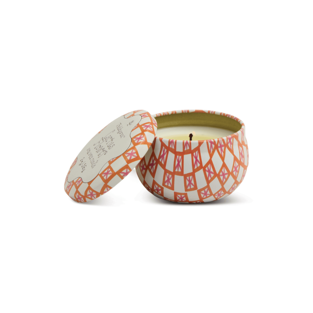 Tulip Tin Candle - Cactus Flower