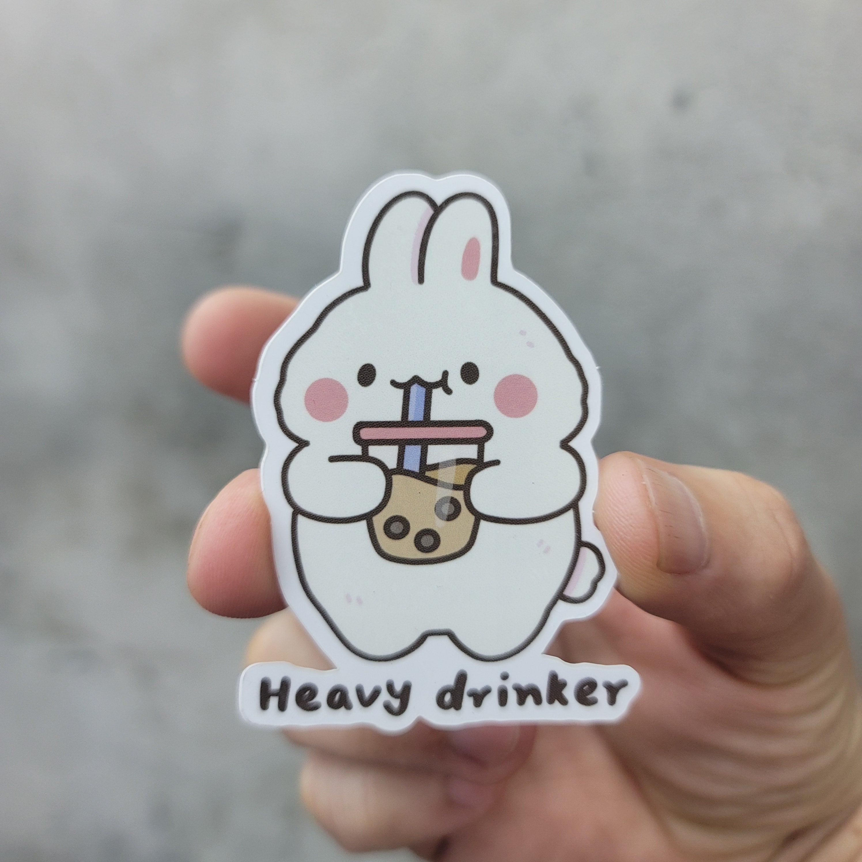 Heavy Drinker sticker