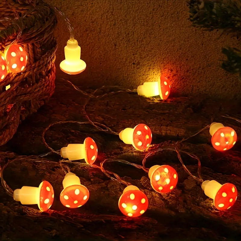 Holiday lights - Mushrooms