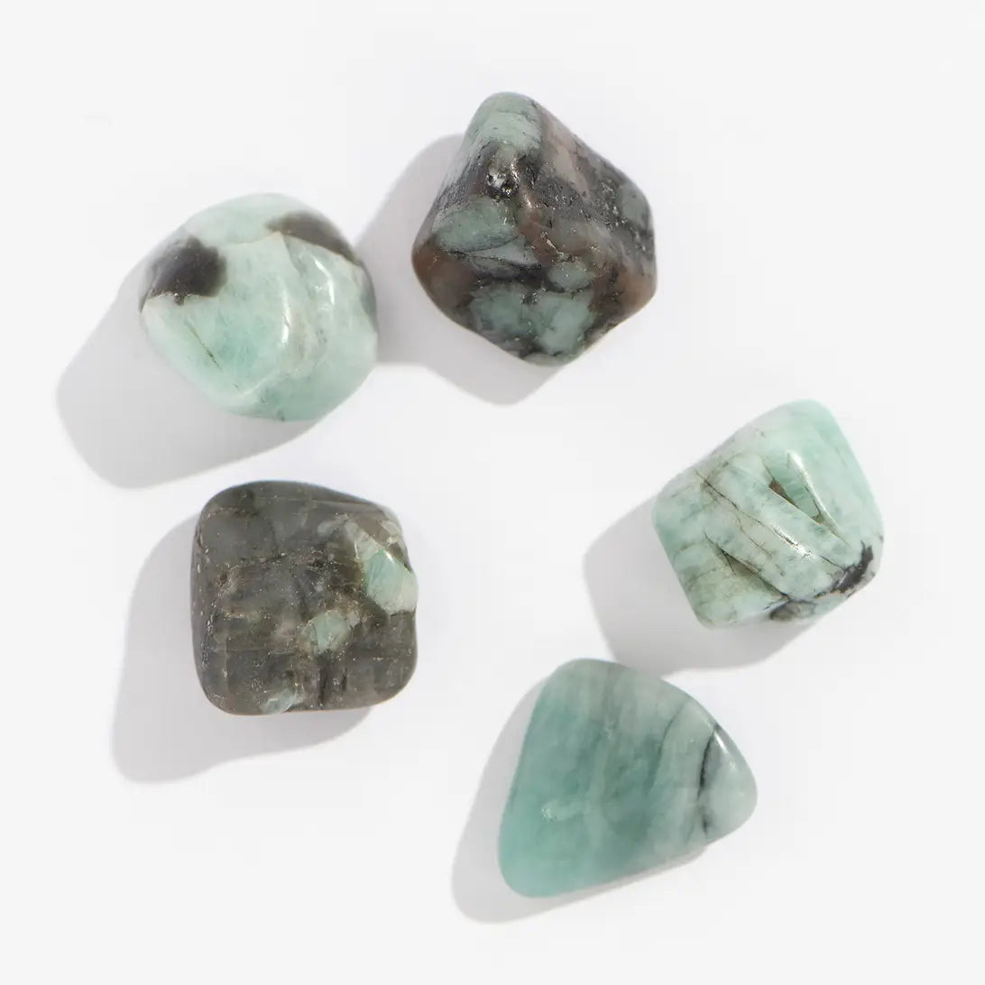 Emerald Quartz - tumbled
