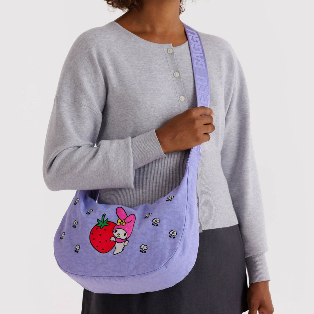 Medium Nylon Crescent Bag