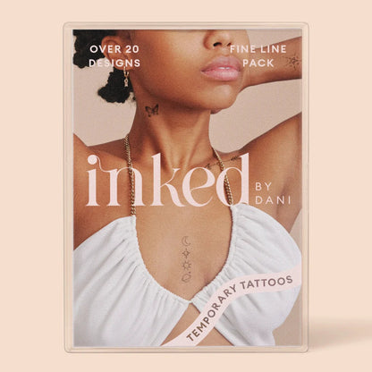 Fine Line Temporary Tattoos