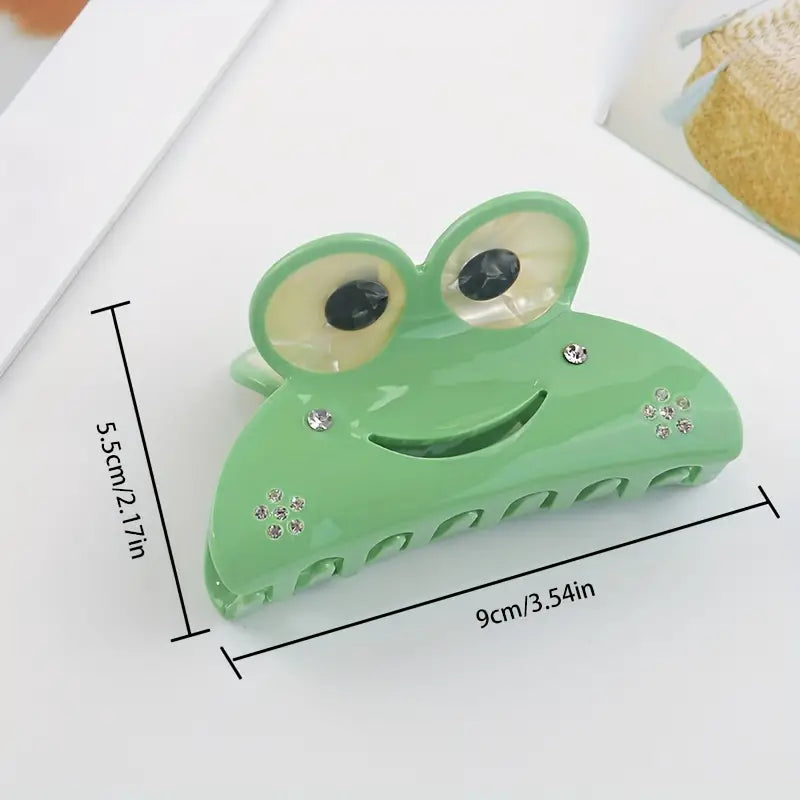 Resin Frog Hairclip