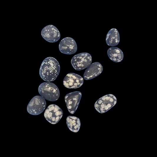 Snowflake Obsidian - tumbled
