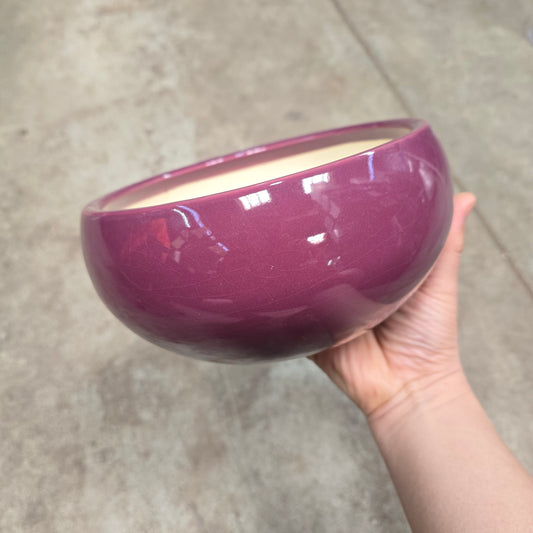 Succulent Bowl - 8.25" (plum)