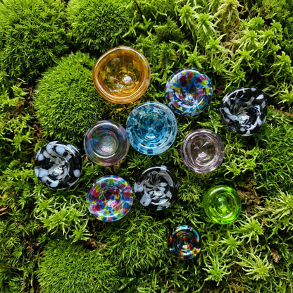 Mini Glass Airplant Holder