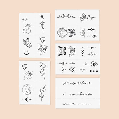 Founder's Favorites Temporary Tattoos