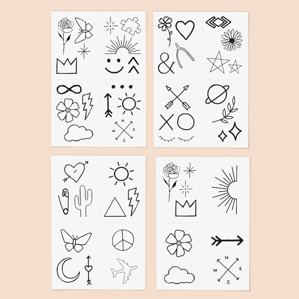 Doodle Temporary Tattoos