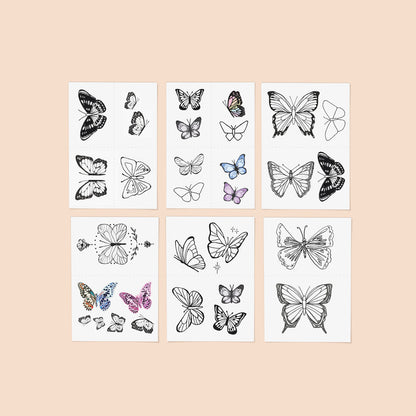 Butterfly Dreams Temporary Tattoos