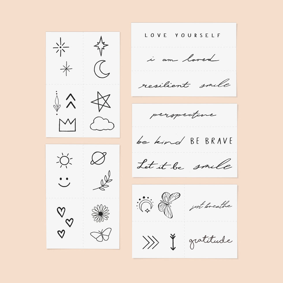 Forever Favorites Temporary Tattoos