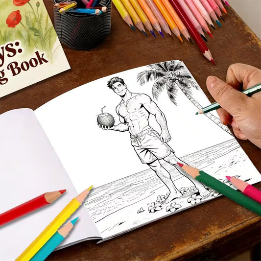 Coloring Book - Sexy Guys