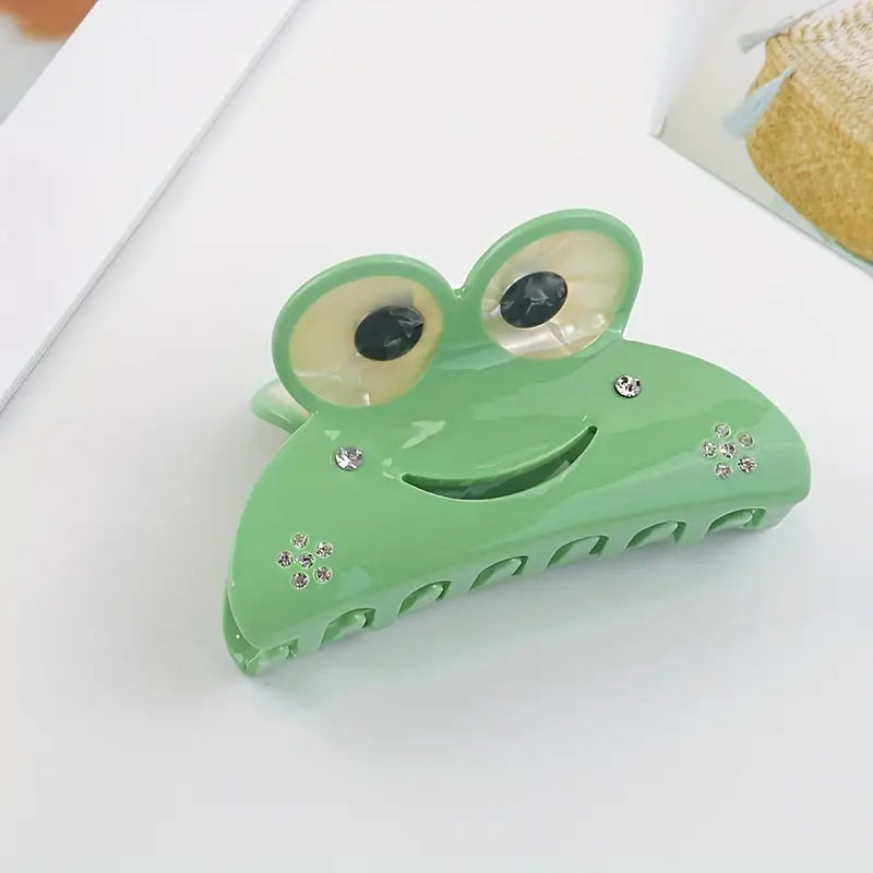 Resin Frog Hairclip