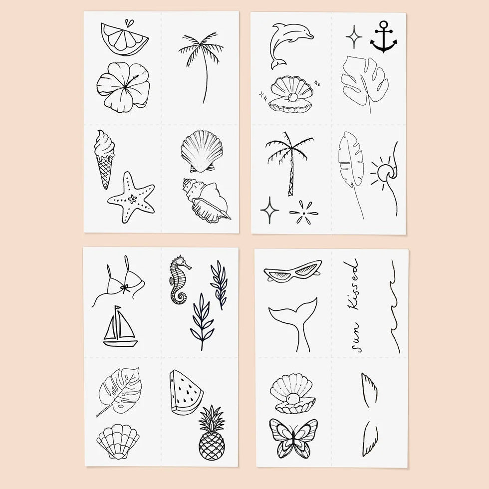 Paradise Temporary Tattoos