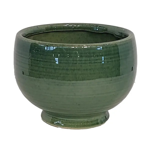 Empress Footed Bowl - 6" (Jade)
