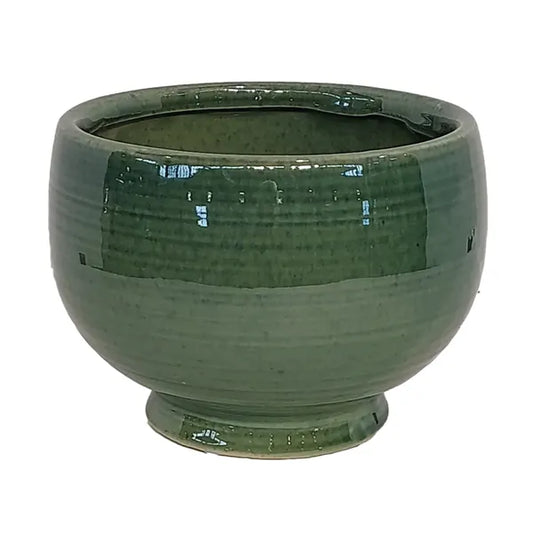 Empress Footed Bowl - 6" (Jade)