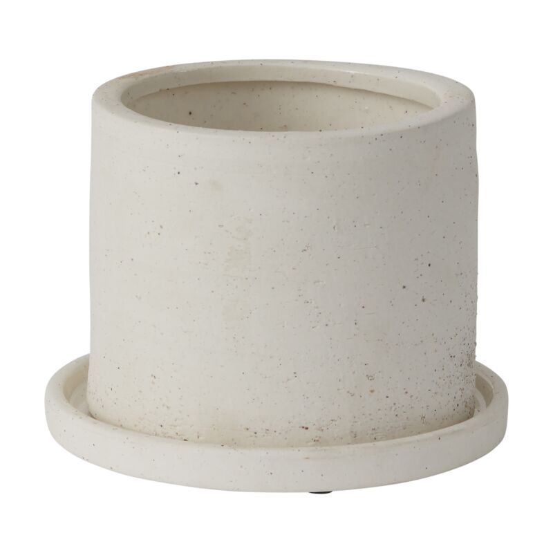 Easton planter - 5.5" white