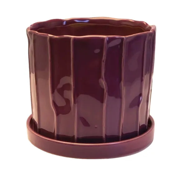 Carriza Planter - 4.5" (plum)