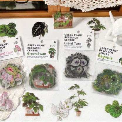 Vintage Houseplant sticker pack