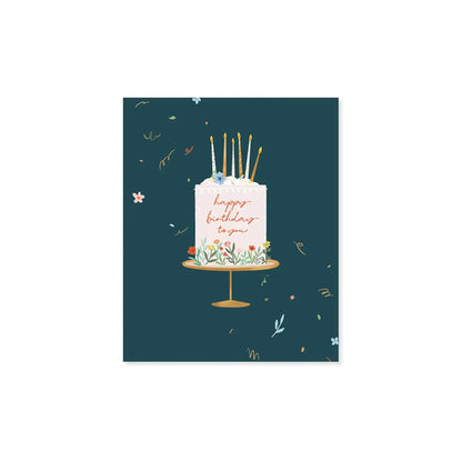 Pop-Up Birthday Card- Cake with Candles