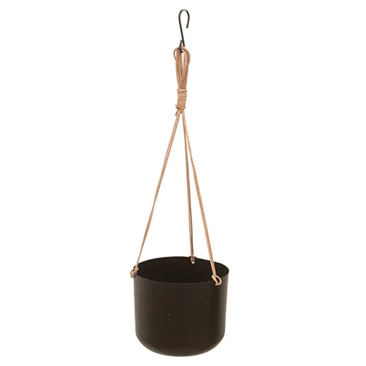Atomic Hanging Pot - 7.5" (black)