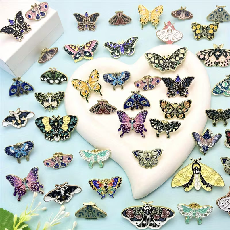 Enamel pin - butterflies