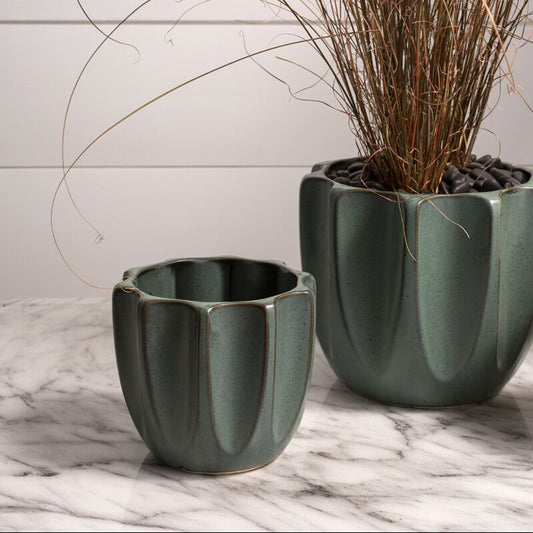 Beaumont Planter - 5.5" (dark green)