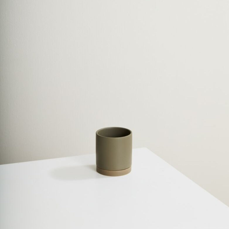 Romey neutral - moss - 5"