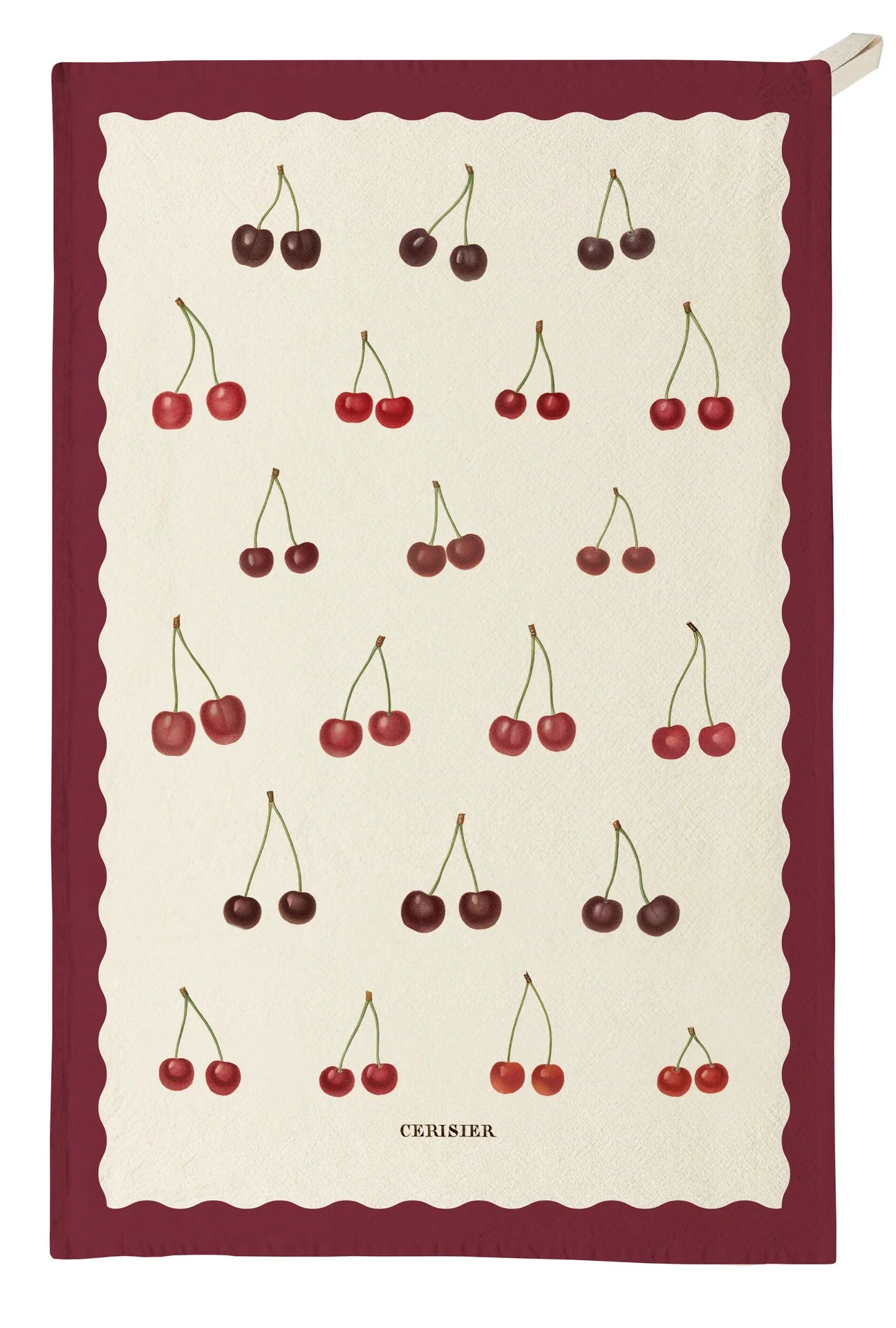 Tea Towel - Ceriseir