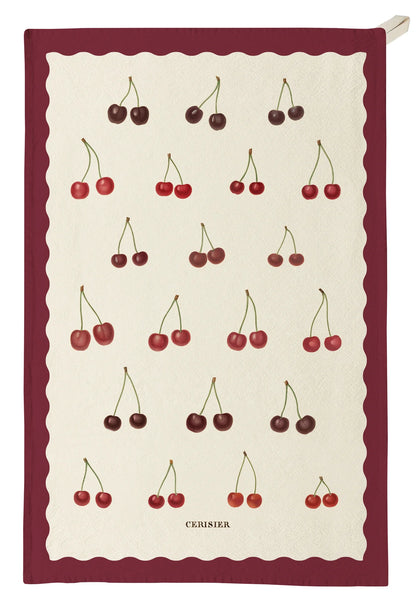 Tea Towel - Ceriseir