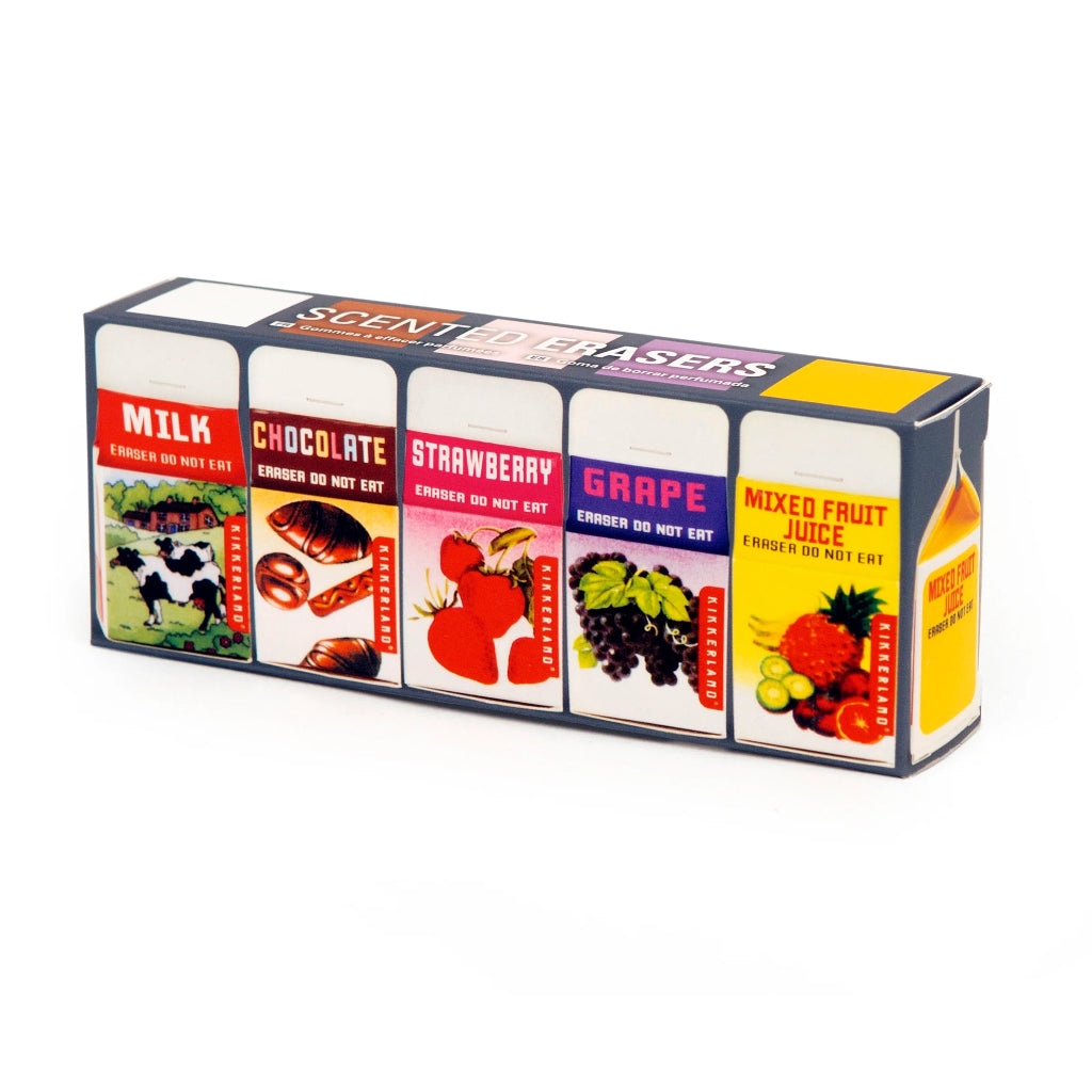 Milk Carton Scented Erasers