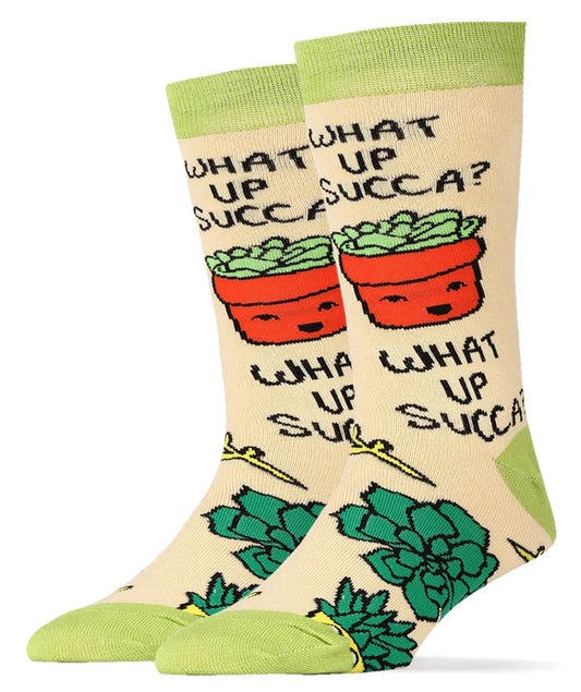 What Up Succa Socks (men)