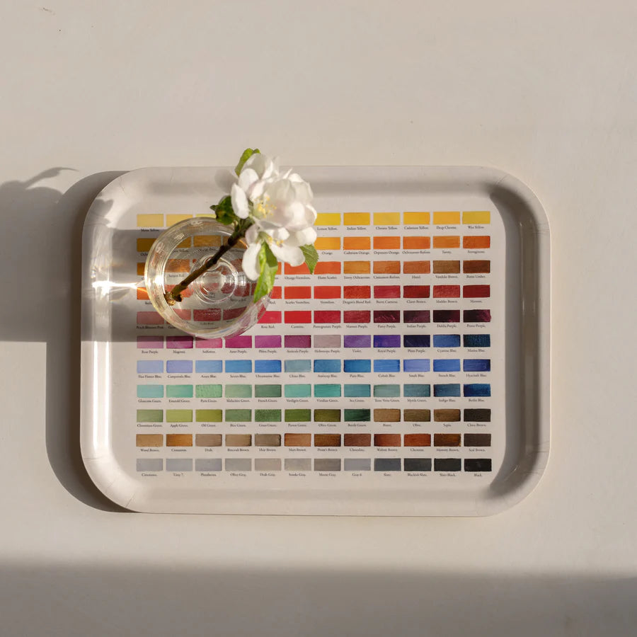 Nomenclature of Colours Birchwood Tray