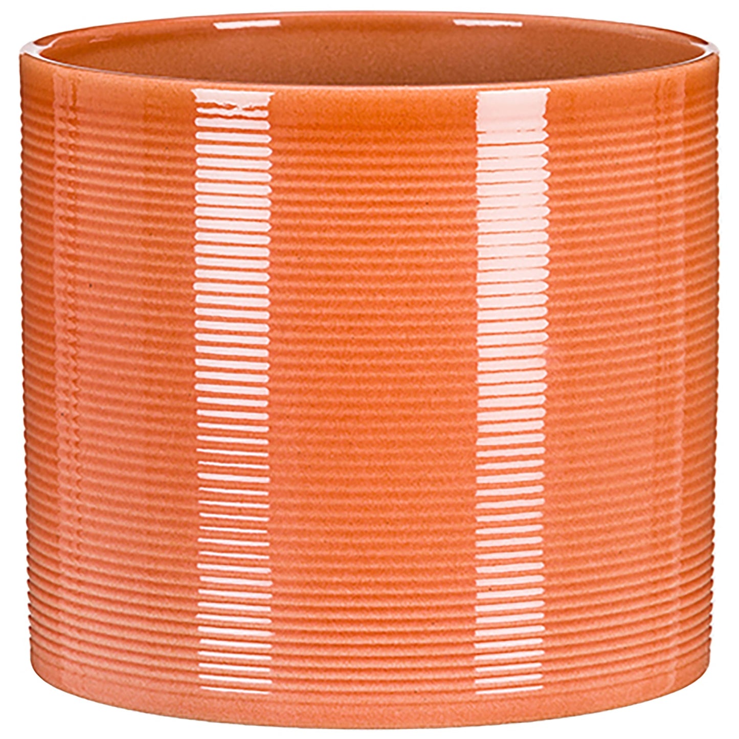 Scheurich 828 Ceramic Pot - 4.75"- Papaya
