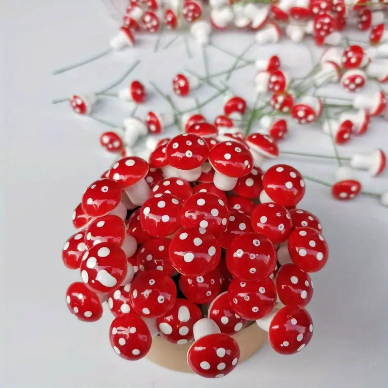 Mini amanita mushroom