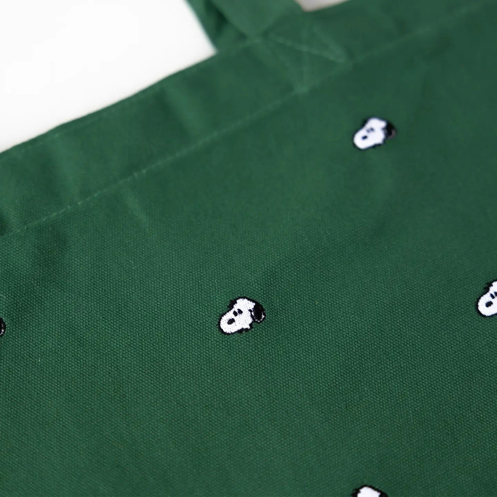 Peanuts® - Snoopy Embroidered Tote Bag (Forest)