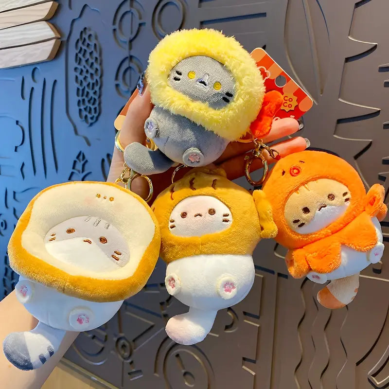 Mini Cat Plushie keychain