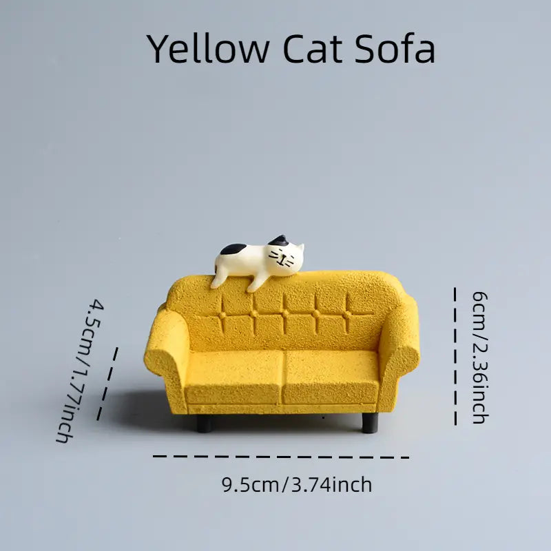 Cat on Sofa