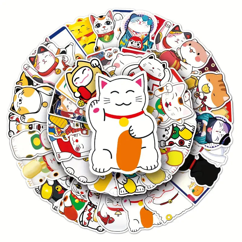 COOL SH*T - Lucky Cat Stickers