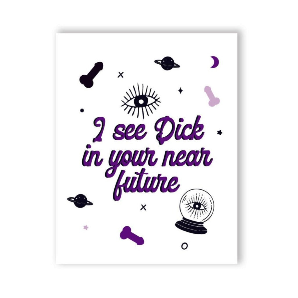 Naughty Greeting Card - Future D