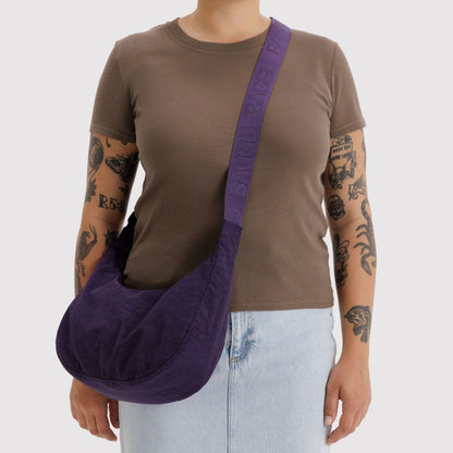 Medium Nylon Crescent Bag
